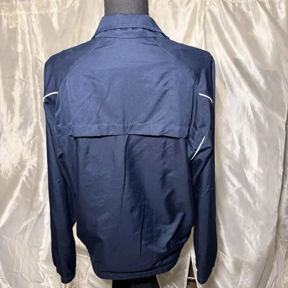 Vintage Nike Men’s Jacket Size Medium Navy Blue Dri-Fit